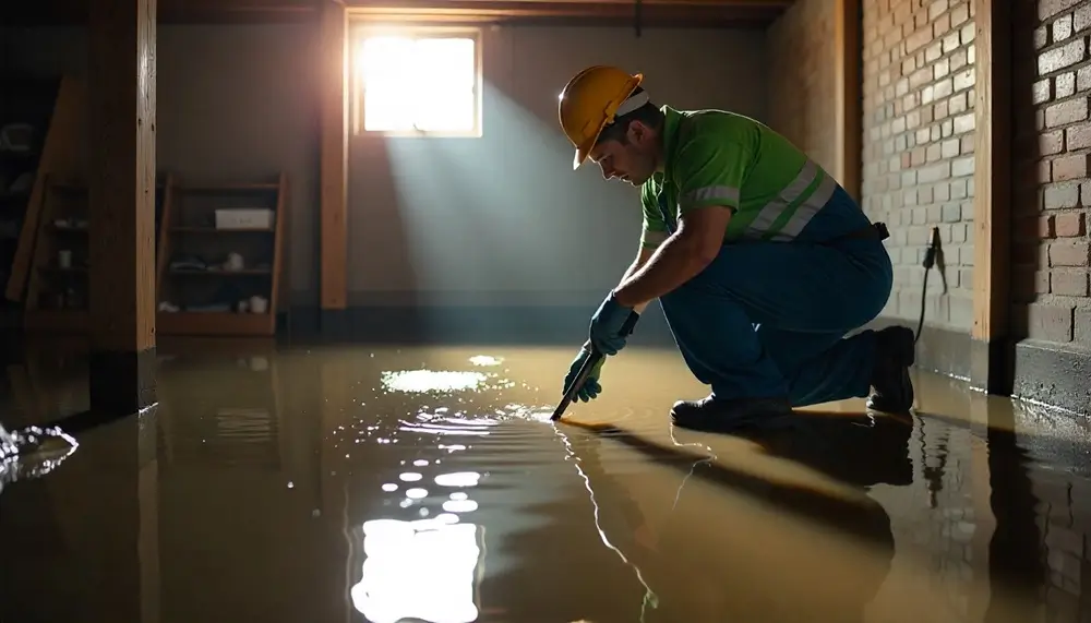 Professional water damage restoration services in Welch, OK
